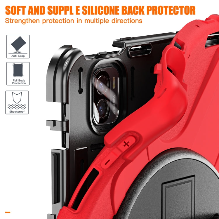 For Xiaomi Pad 5 / Pad 5 Pro Silicone + PC Tablet Case(Red)