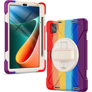 For Xiaomi Pad 5 / Pad 5 Pro Silicone + PC Tablet Case(Colorful Red)