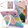 For Xiaomi Pad 5 / Pad 5 Pro Silicone + PC Tablet Protective Case(Colorful Pink) -  by PMC TechLife | Online Shopping South Africa | PMC TechLife