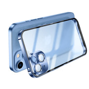 For iPhone 13 Pro Frosted Metal Phone Case (Green)