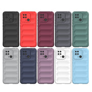 For Xiaomi Redmi 10C Magic Shield TPU + Flannel Phone Case(Purple)