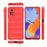 For Xiaomi Redmi Note 11 Pro International Magic Shield TPU + Flannel Phone Case(Black)