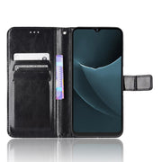 For Blackview A95 Retro Crazy Horse Texture Leather Phone Case(Black)