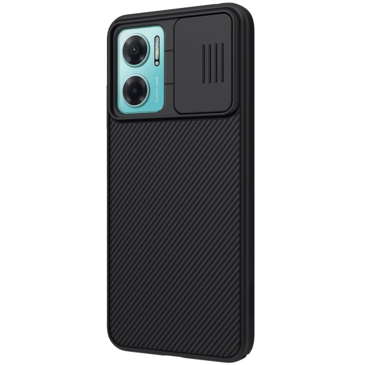 For Xiaomi Redmi Note 11E 5G / Redmi 10 5G NILLKIN Black Mirror Series Camshield PC Phone Case(Black)