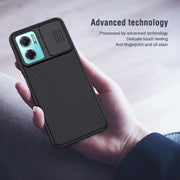 For Xiaomi Redmi Note 11E 5G / Redmi 10 5G NILLKIN Black Mirror Series Camshield PC Phone Case(Black)