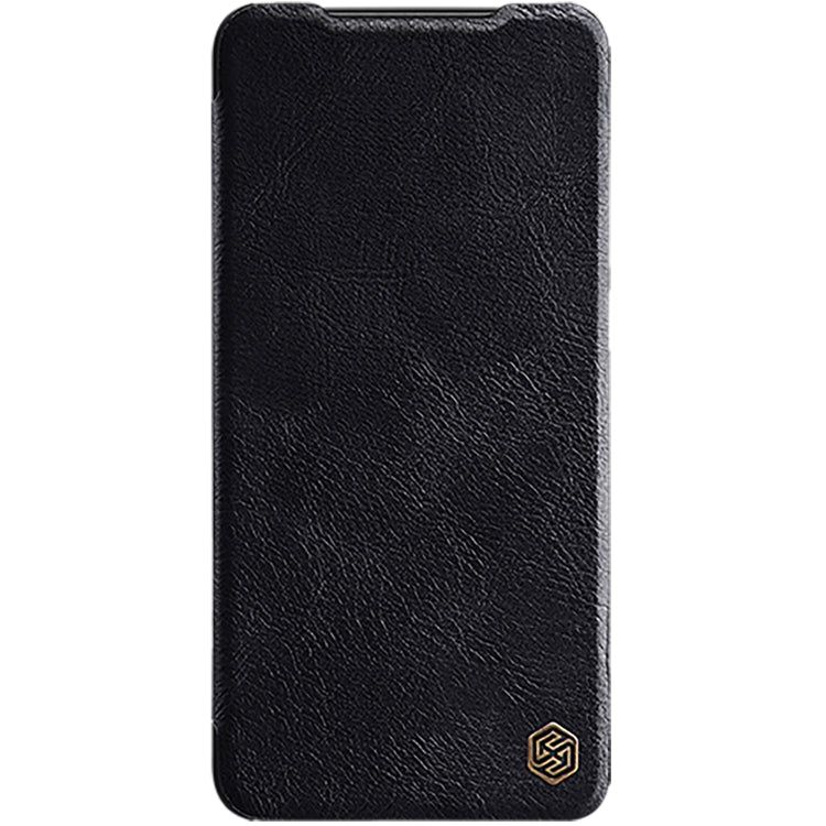 For Xiaomi Redmi Note 11S NILLKIN QIN Series Crazy Horse Texture Leather Case(Black)