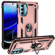 For Motorola Moto G 5G 2022 Shockproof TPU + PC Holder Phone Case(Rose Gold) - free shipping - PMC TechLife - Order now!