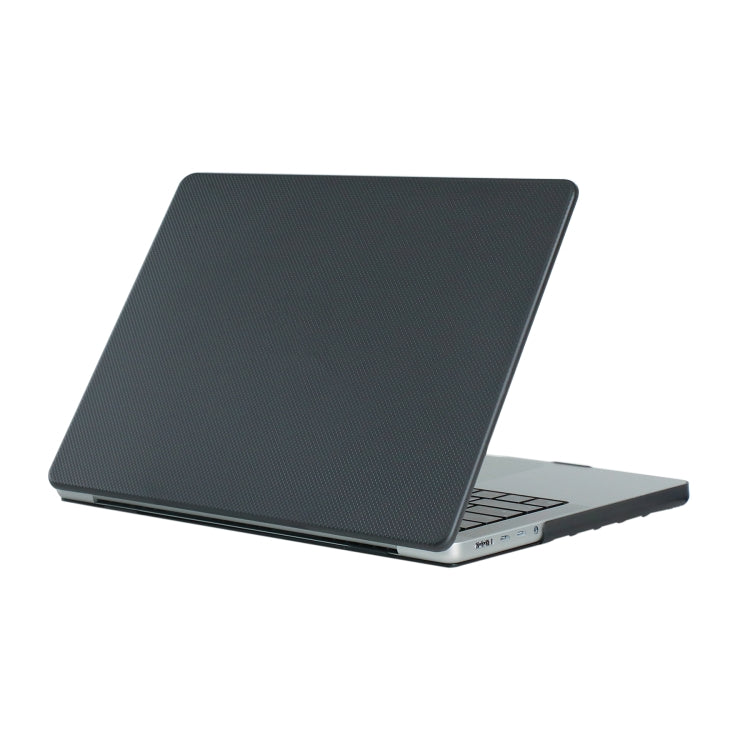 Dot Texture Double Sided Tanned Laptop Case For MacBook Pro 13.3 inch A1706/A1708/A1989/A2159/A2289/A2251/A2338(Black)