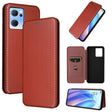 For OPPO Reno7 4G / F21 Pro 4G Carbon Fiber Texture Leather Phone Case(Brown) - free shipping - PMC TechLife - Order now!