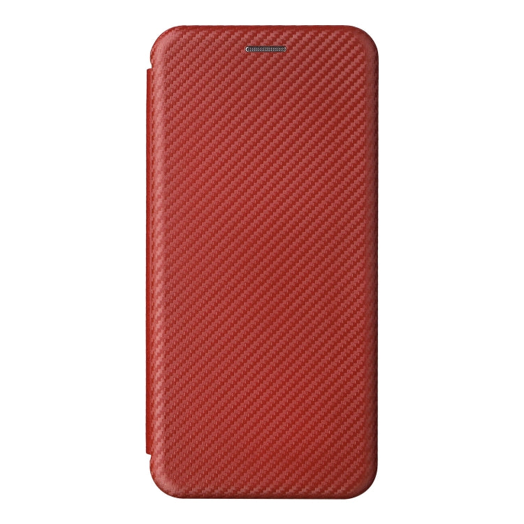 For OPPO Reno7 4G / F21 Pro 4G Carbon Fiber Texture Leather Phone Case(Brown)