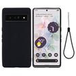 For Google Pixel 7 Pro Pure Color Liquid Silicone Shockproof Phone Case(Black) - free shipping - PMC TechLife - Order now!