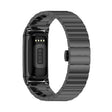 For Fitbit Charge 5 / Charge 6 Mijobs Bamboo Stainless Steel Metal Watch Band(Black)