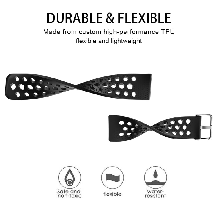 For FITBIT Versa Breathable Watch Band(Gray)