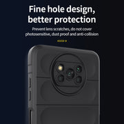 For Xiaomi Poco X3 NFC Magic Shield TPU + Flannel Phone Case(Dark Grey)