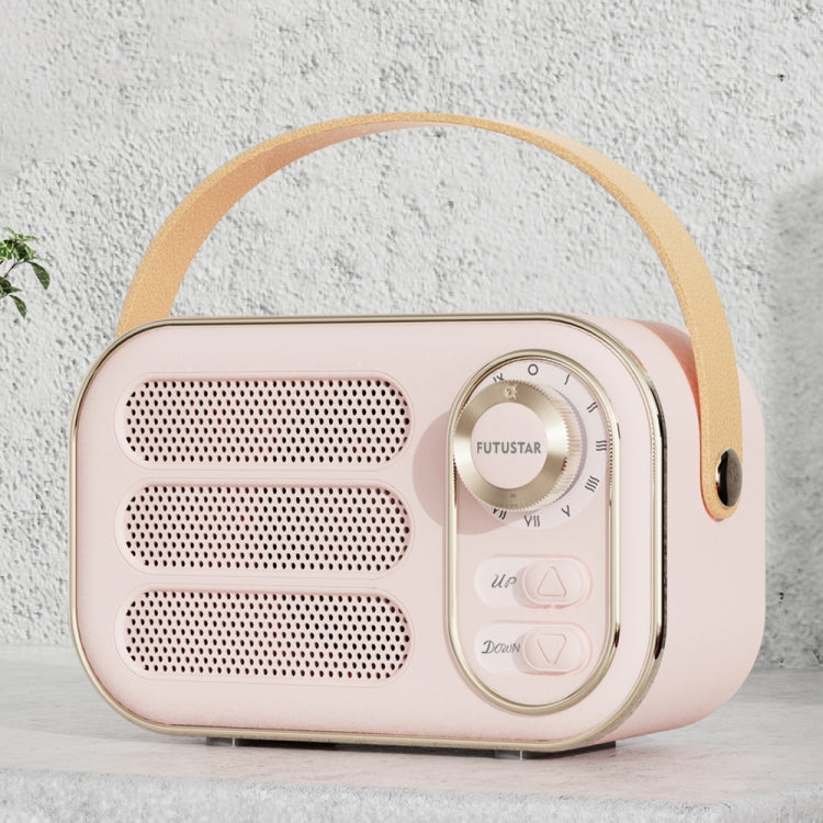DW13 Portable HIFI Mini Retro Wireless Bluetooth Speaker(Pink)