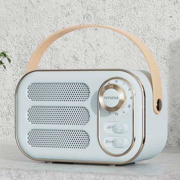 DW13 Portable HIFI Mini Retro Wireless Bluetooth Speaker(Violet Blue)