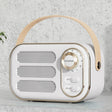 DW13 Portable HIFI Mini Retro Wireless Bluetooth Speaker(White) - Mini Speaker by PMC TechLife | Online Shopping South Africa | PMC TechLife