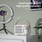 DW13 Portable HIFI Mini Retro Wireless Bluetooth Speaker(Blue)