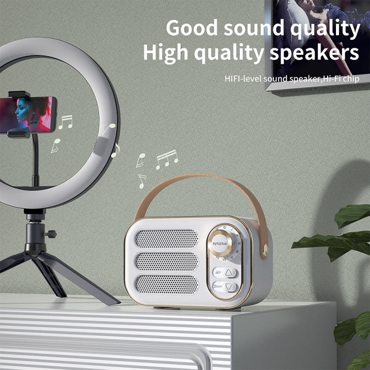 DW13 Portable HIFI Mini Retro Wireless Bluetooth Speaker(Blue)