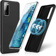 For Samsung Galaxy S20 FE 2022/S20 FE MagSafe Magnetic Liquid Silicone Phone Case(Black) - Galaxy S20 FE Cases by PMC TechLife | Online Shopping South Africa | PMC TechLife | Buy Now Pay Later Mobicred