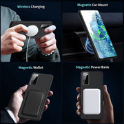 For Samsung Galaxy S20 FE 2022/S20 FE MagSafe Magnetic Liquid Silicone Phone Case(Black)