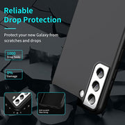 For Samsung Galaxy S21 5G MagSafe Magnetic Liquid Silicone Phone Case(Black)