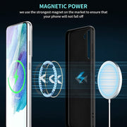 For Samsung Galaxy S21+ 5G MagSafe Magnetic Liquid Silicone Phone Case(Black)