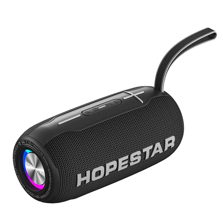 HOPESTAR H49 RGB Light TWS Water-resistant Wireless Bluetooth Speaker(Black)
