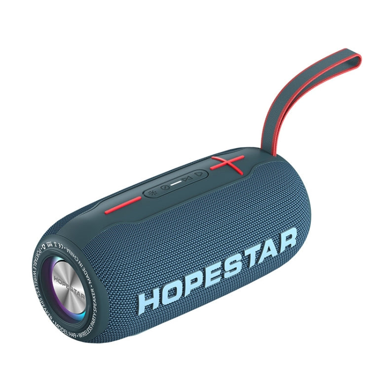 HOPESTAR H49 RGB Light TWS Water-resistant Wireless Bluetooth Speaker(Blue)