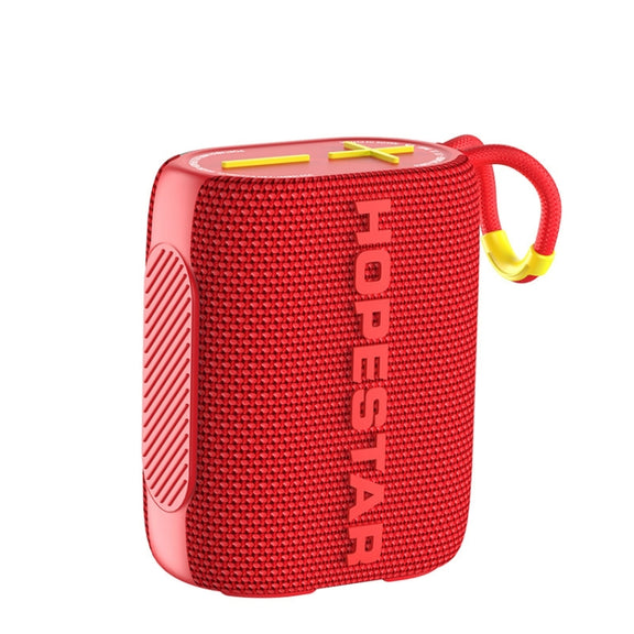 HOPESTAR H54 RGB Light TWS Water-resistant Wireless Bluetooth Speaker(Red)