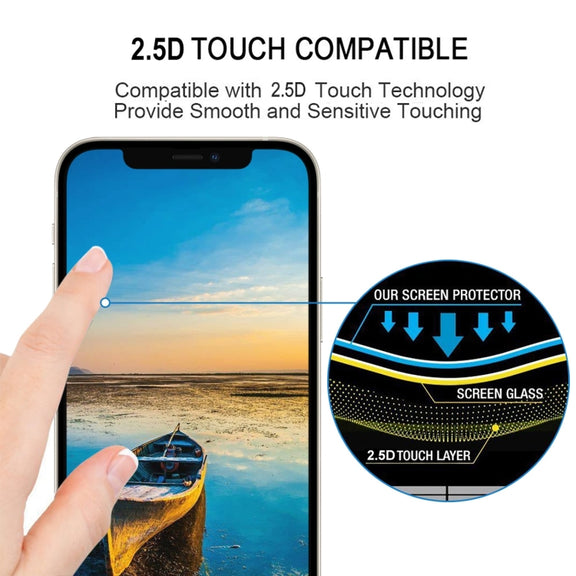 For iPhone 14 Full Glue Screen Tempered Glass Film