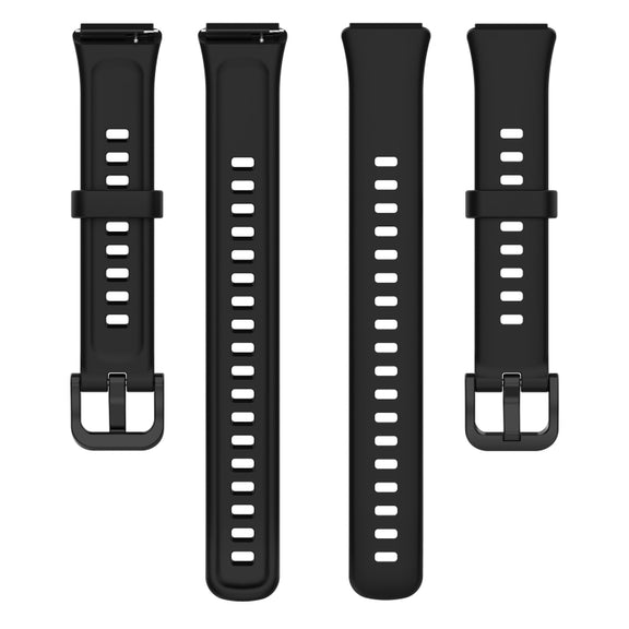 For Huawei Band 7 Silicone Watch Band(Black)