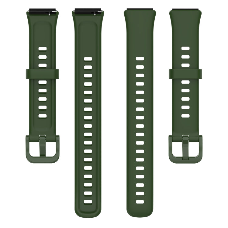For Huawei Band 7 Silicone Watch Band(Populus Euphratica in Summer)