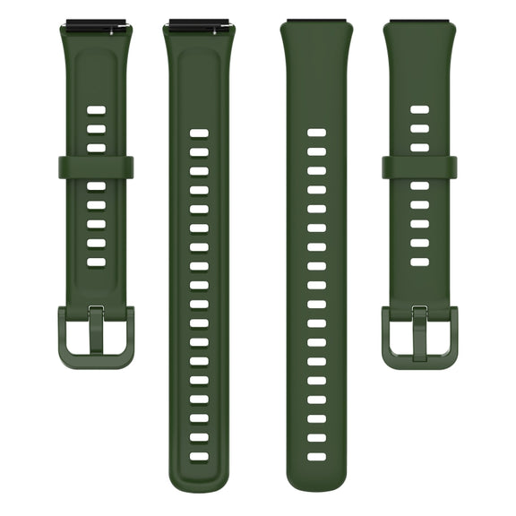 For Huawei Band 7 Silicone Watch Band(Populus Euphratica in Summer)