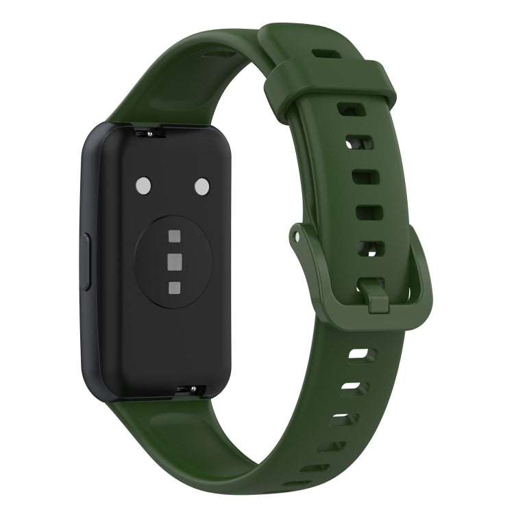 For Huawei Band 7 Silicone Watch Band(Populus Euphratica in Summer)