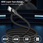 8 Pin 5A Beauty Tattoo USB Charging Cable,Cable Length: 1m(Red)