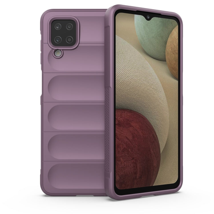 For Samsung Galaxy A12 4G/A12 5G Magic Shield TPU + Flannel Phone Case(Purple)