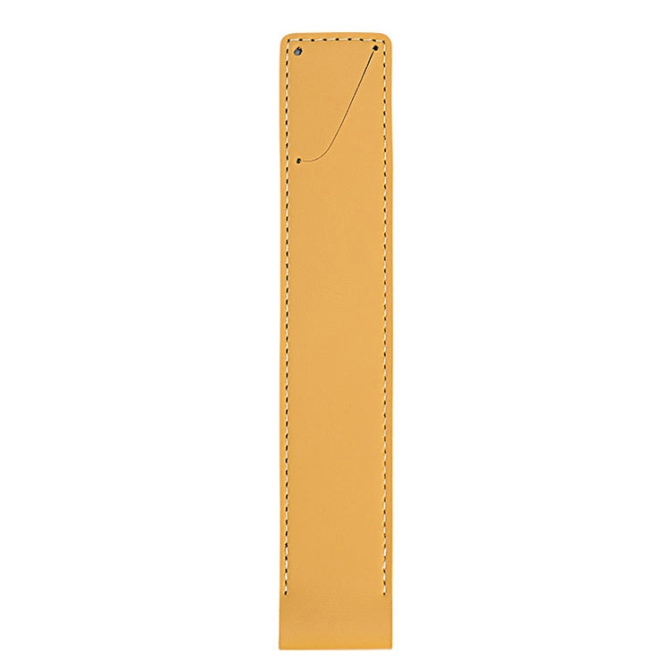 PU Leather Shockproof Protective Case for Apple Pencil 1 / 2(Yellow)