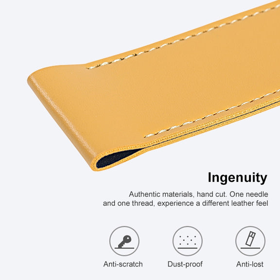 PU Leather Shockproof Protective Case for Apple Pencil 1 / 2(Black)