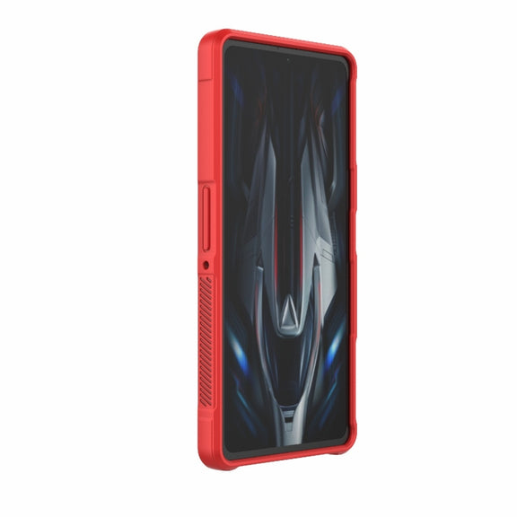 For Xiaomi Redmi K50 Gaming Magic Shield TPU + Flannel Phone Case(Black)