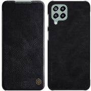 For Samsung Galaxy M33 5G NILLKIN QIN Series Crazy Horse Texture Leather Case(Black)