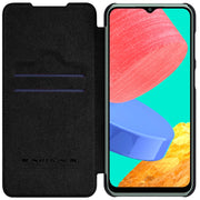 For Samsung Galaxy M33 5G NILLKIN QIN Series Crazy Horse Texture Leather Case(Black)