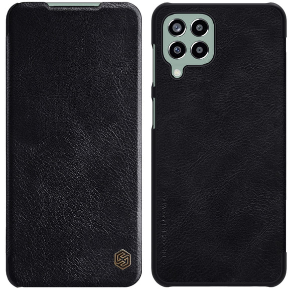 For Samsung Galaxy M33 5G NILLKIN QIN Series Crazy Horse Texture Leather Case(Black)