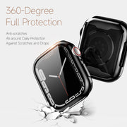 DUX DUCIS Samo Series Electroplated TPU Watch Case For Apple Watch Series 9 / 8 / 7 45mm(Black)