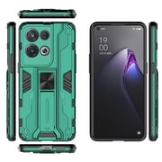 For OPPO Reno8 Pro 5G Supersonic PC + TPU Shock-proof Phone Case(Green)