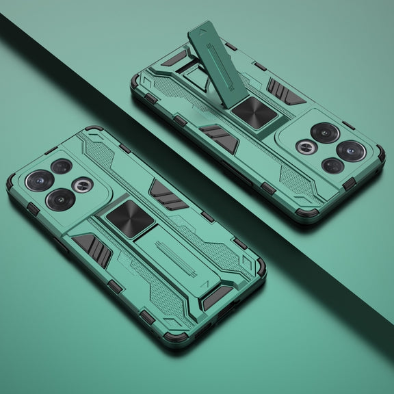For OPPO Reno8 Pro 5G Supersonic PC + TPU Shock-proof Phone Case(Green)
