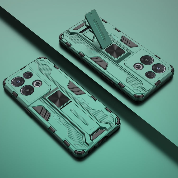 For OPPO Reno8 Pro 5G Supersonic PC + TPU Shock-proof Phone Case(Green)