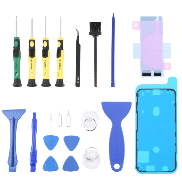 JIAFA JF-8182 21 in 1 Battery Adhesive + LCD Frame Water-resistant Adhesive + Repair Tool Set For iPhone 12 mini