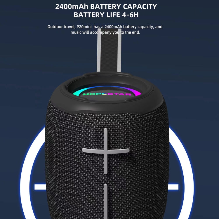 HOPESTAR P20 mini Water-resistant Wireless Bluetooth Speaker(Blue)
