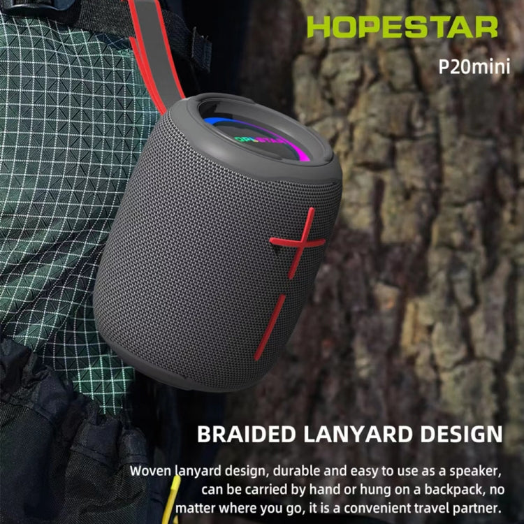 HOPESTAR P20 mini Water-resistant Wireless Bluetooth Speaker(Blue)